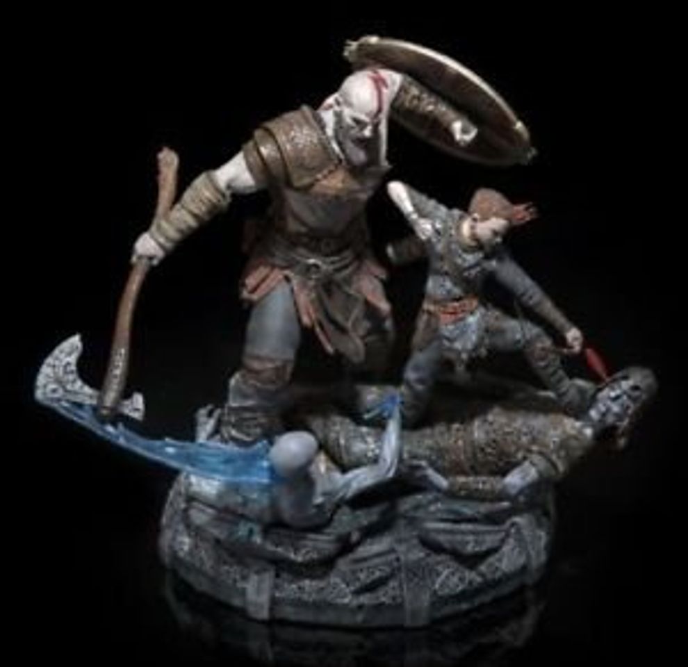 Products Figura Kratos con Atreus de God of War