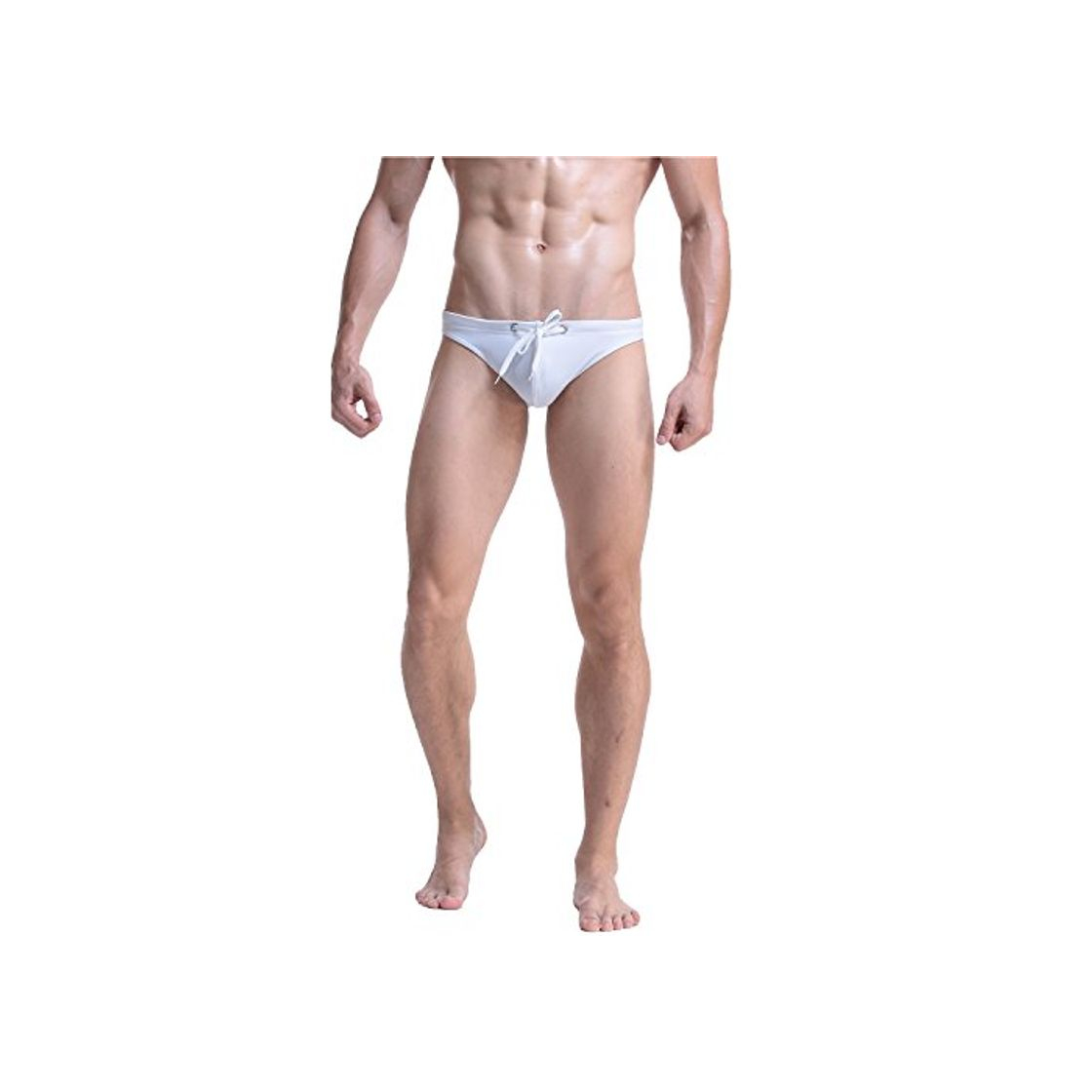 Moda Meerway Bañadores de natación para Hombre Slip Surf Calzoncillos Cortos Trajes de Baño Cortos Cordón Adjustable