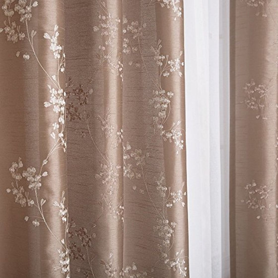 Fashion DONREN Luxury Brown Sheer Curtains for Living ... - Amazon.com