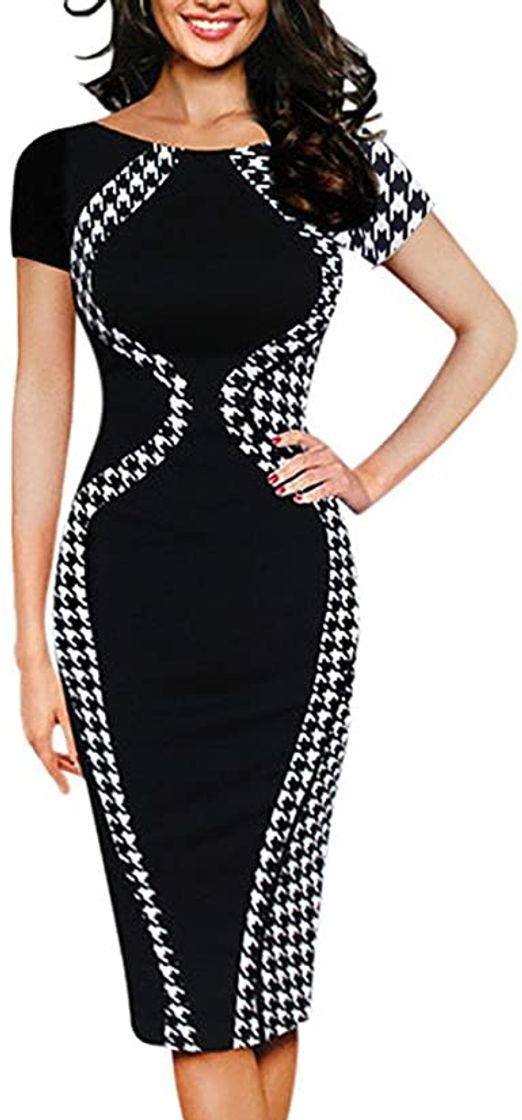 Social Vestido Mujer Elegante Ajustado Negocios amazon