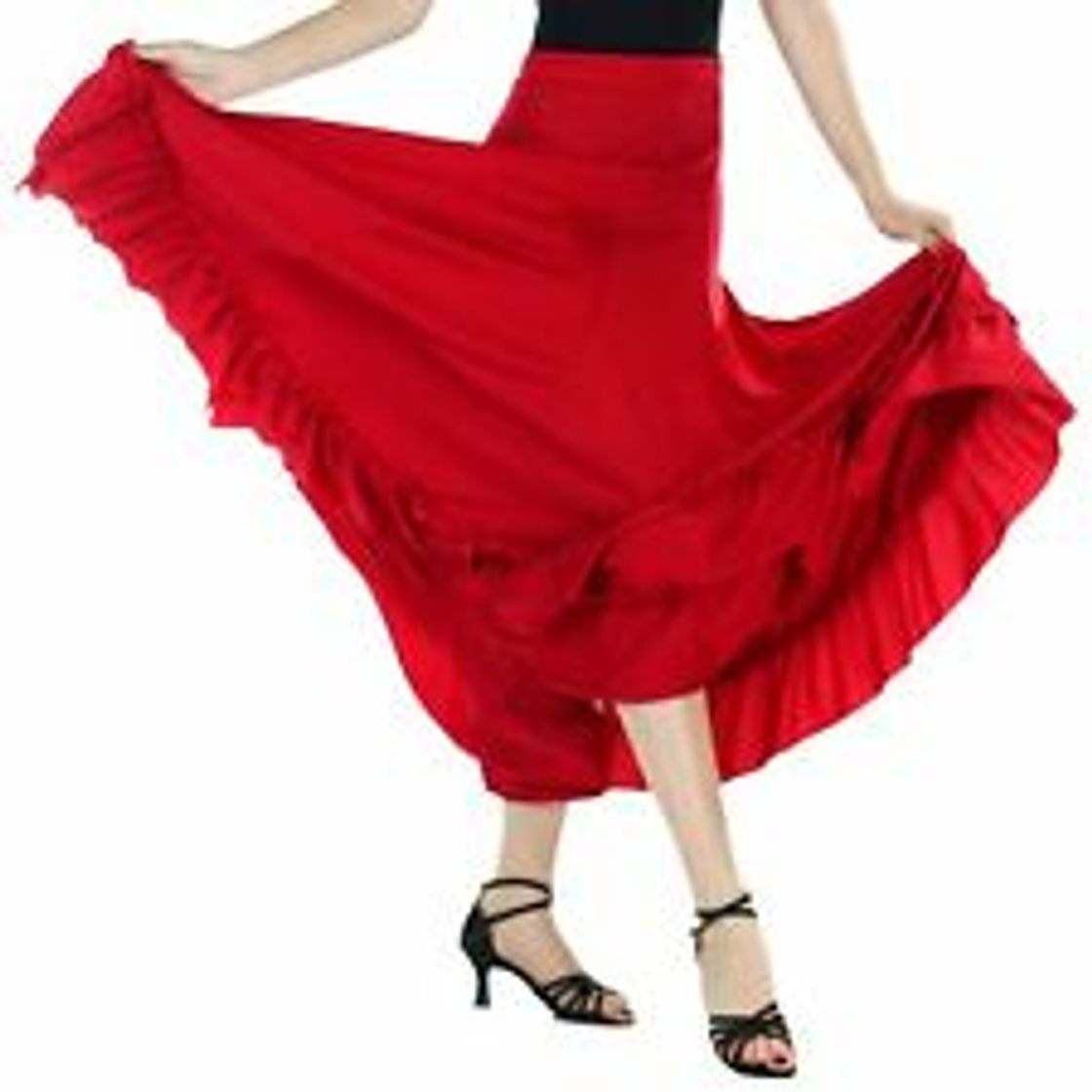 Social Danzcue Flamenca Volantes mediano Falda