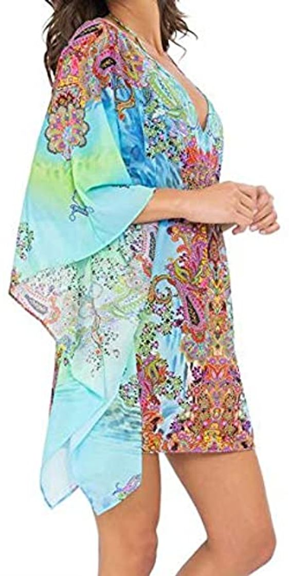Social Luli Fama TORNASOL - Caftan Dress at Amazon Women's Clothing ...