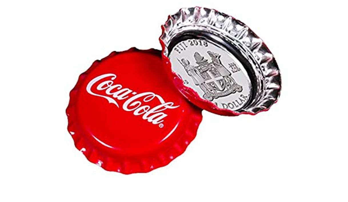 Fashion 2018 FJ Proof 2018 Fiji Coca-Cola Bottle Cap-Shaped 6 g 