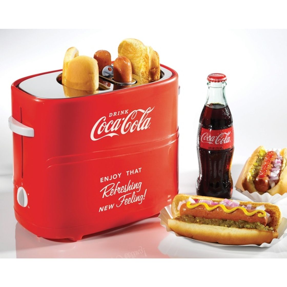 Social Nostalgia HDT600COKE Nostalgia hot dog toaster