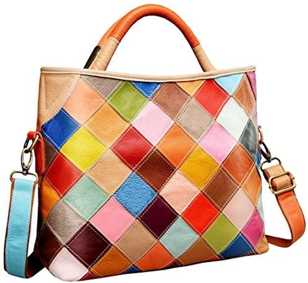 Social Womens Multi-color Shoulder Handbag Colorful