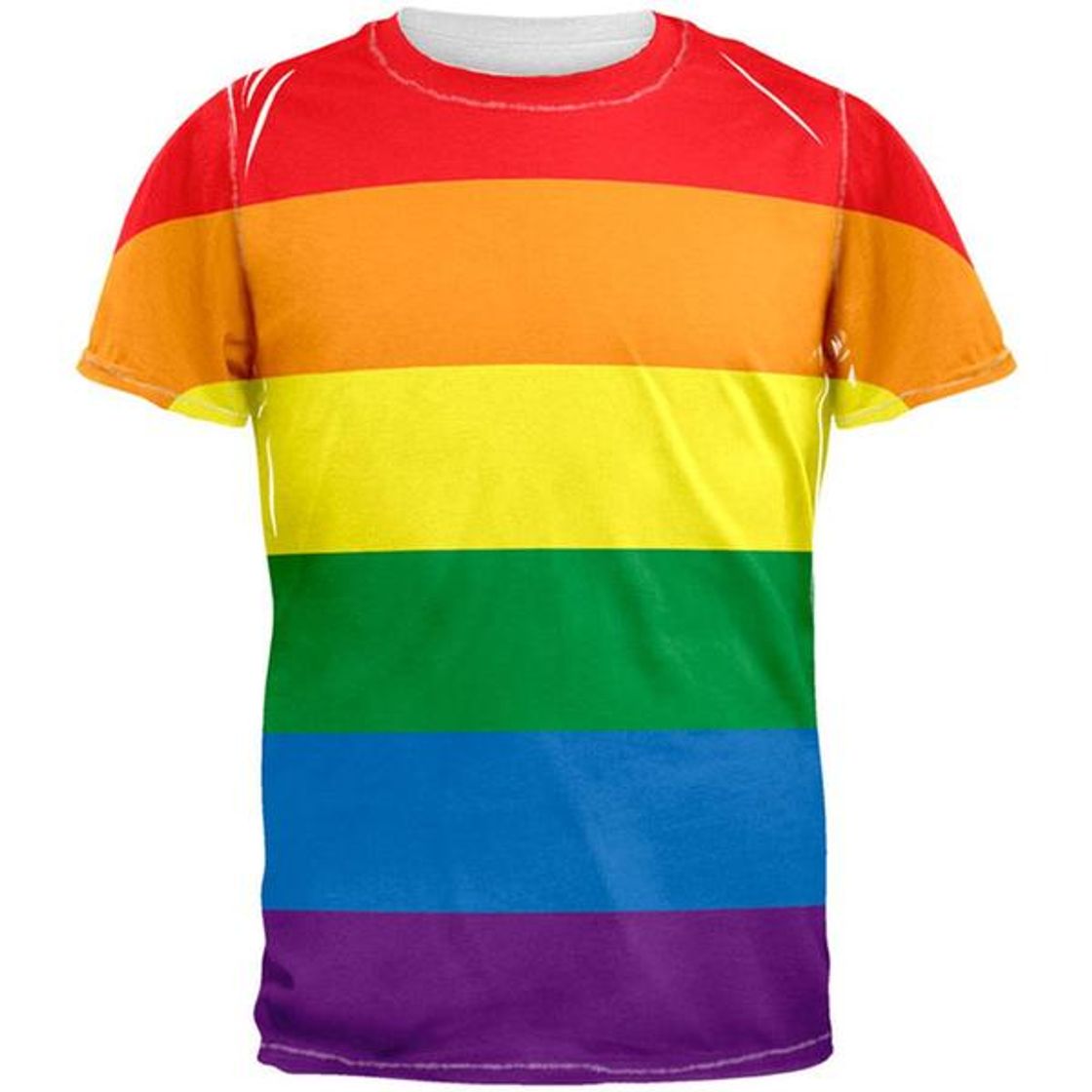 Fashion Rainbow Gay Pride All Over Adult T-Shirt – OldGlory.com