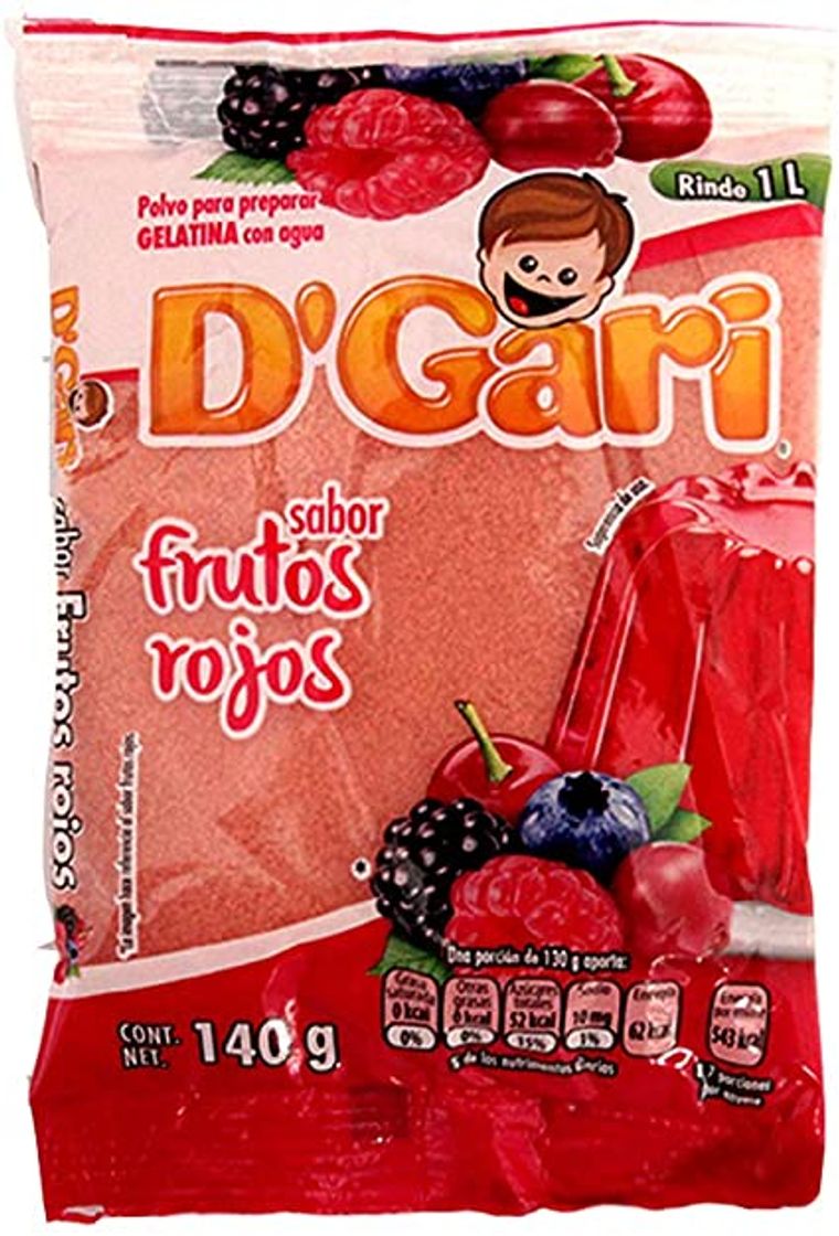 Moda Gelatina Gari de frutos rojos