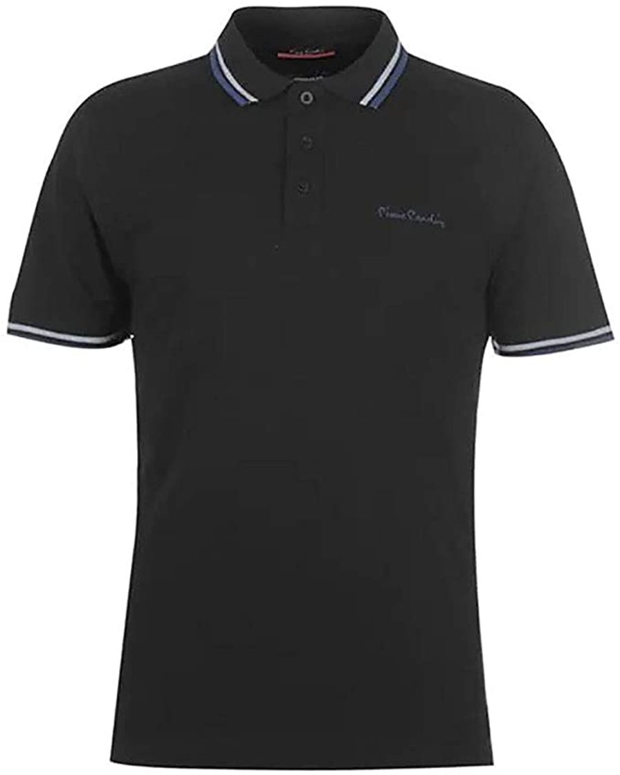 Moda Pierre Cardin Black Polo