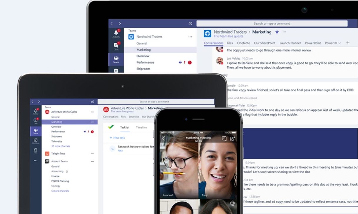 Moda Microsoft Teams - Trabajar desde casa - Chat y reuniones