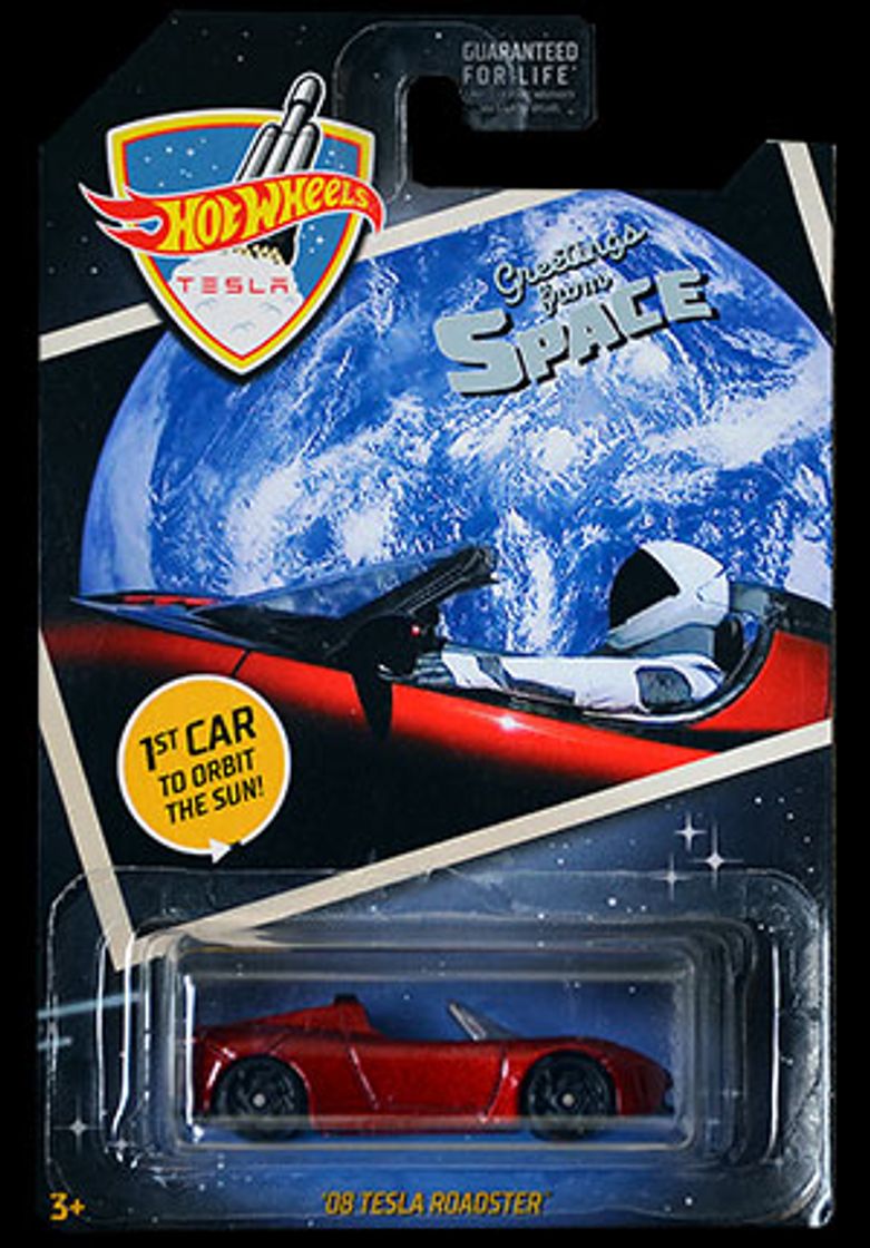 Fashion Mattel Space Roadster Tesla Toy