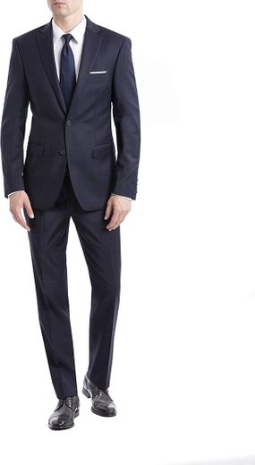 Calvin Klein Mens Stretch Regular Suit