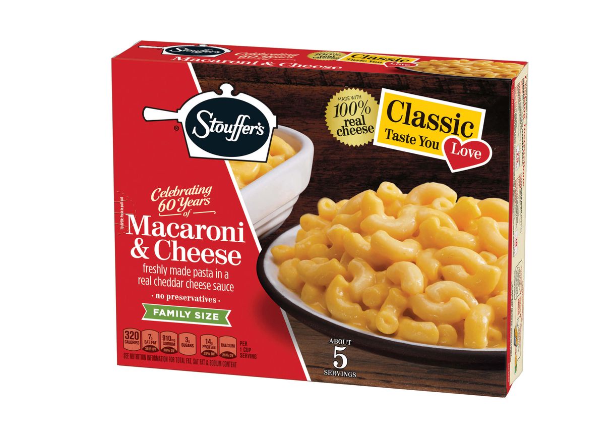 Moda Nestle Stouffers Macaroni Cheese