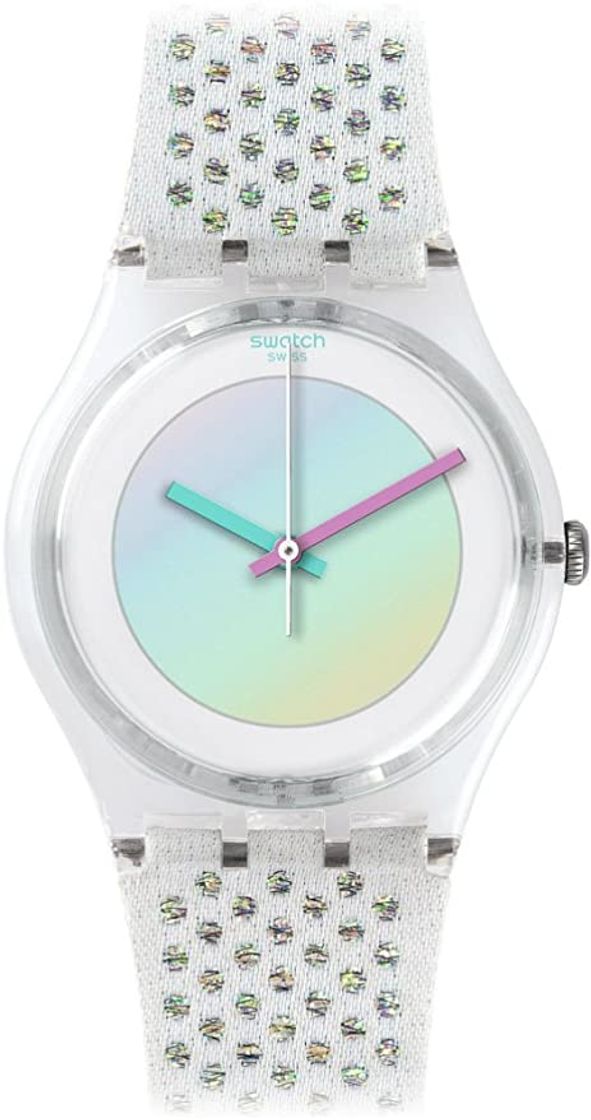 Fashion Swatch Girl's Gent GE246 Clear Suede Swiss Quartz ... - Amazon.com