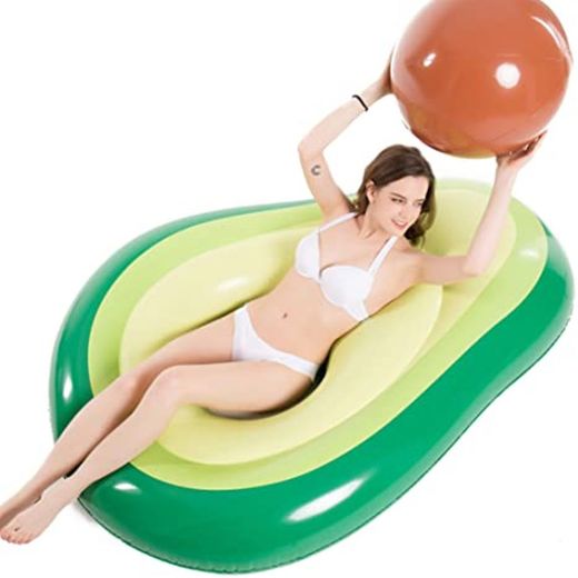 Jasonwell Inflatable Avocado Pool Float Floatie with ...
