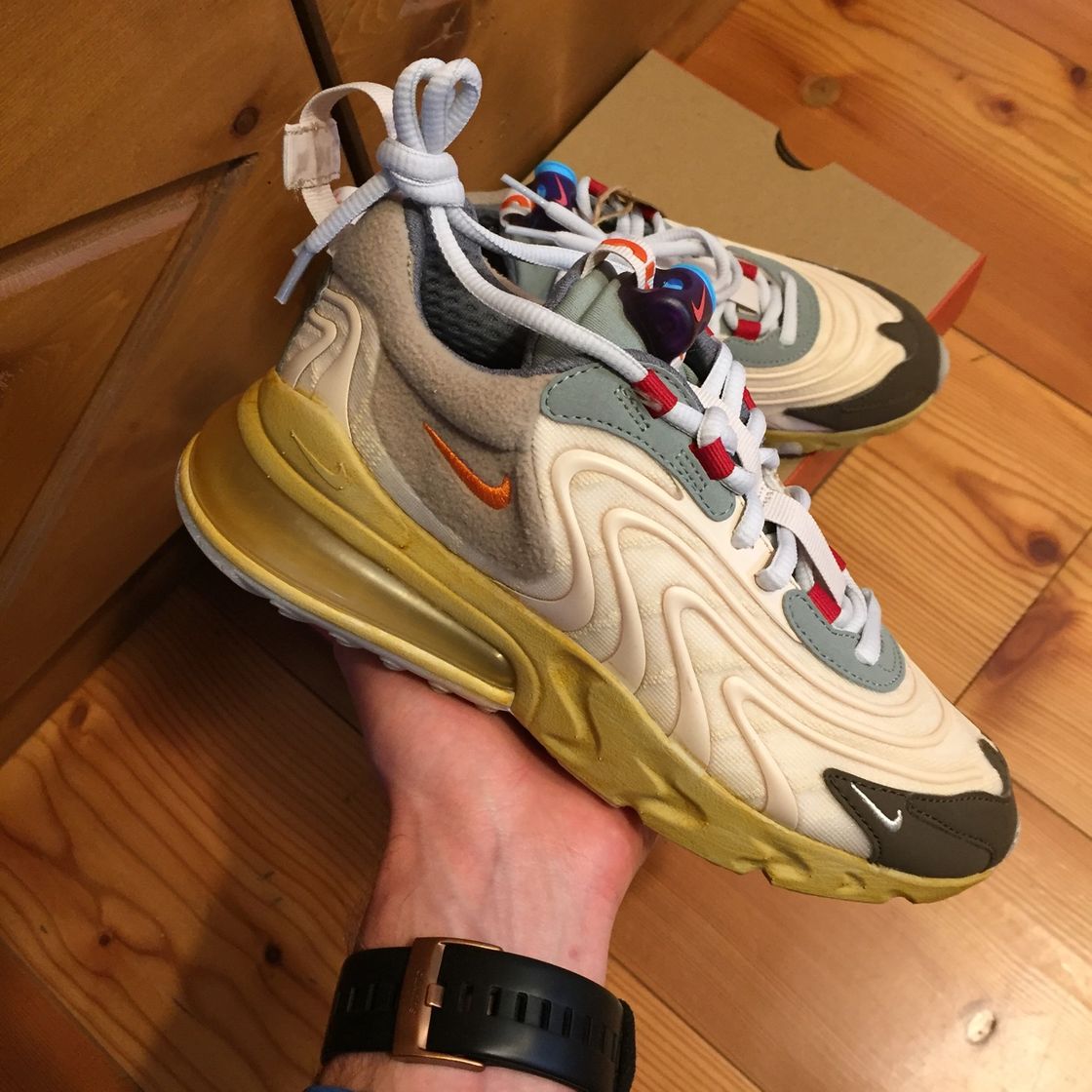 Moda Nike Air Max 270 React ENG Travis Scott Cactus Trails - CT2