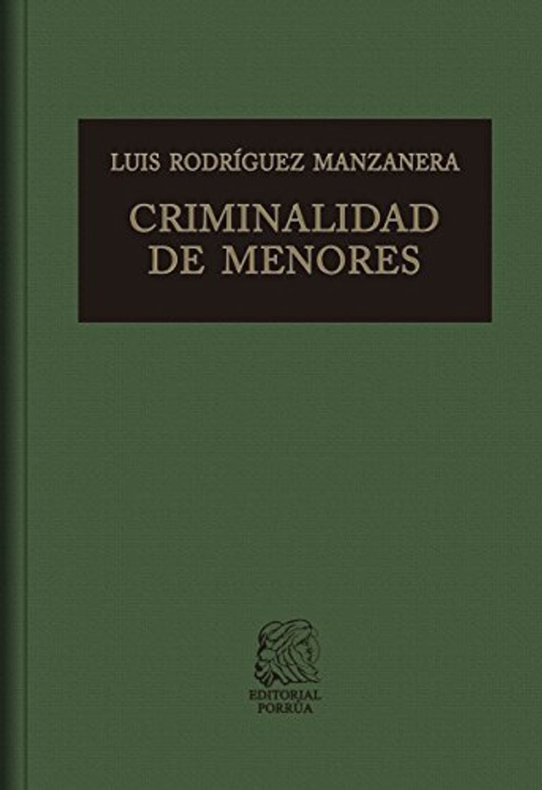 Libro Criminalidad de menores