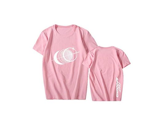 KPOP GOT7 Camisetas de Manga Corta Keep Spinning Impresión Tops Unisex Casual