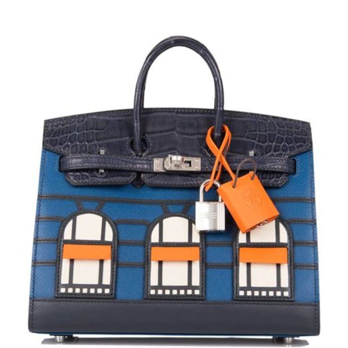 Moda Hermès Bleu Sac Birkin Faubourg