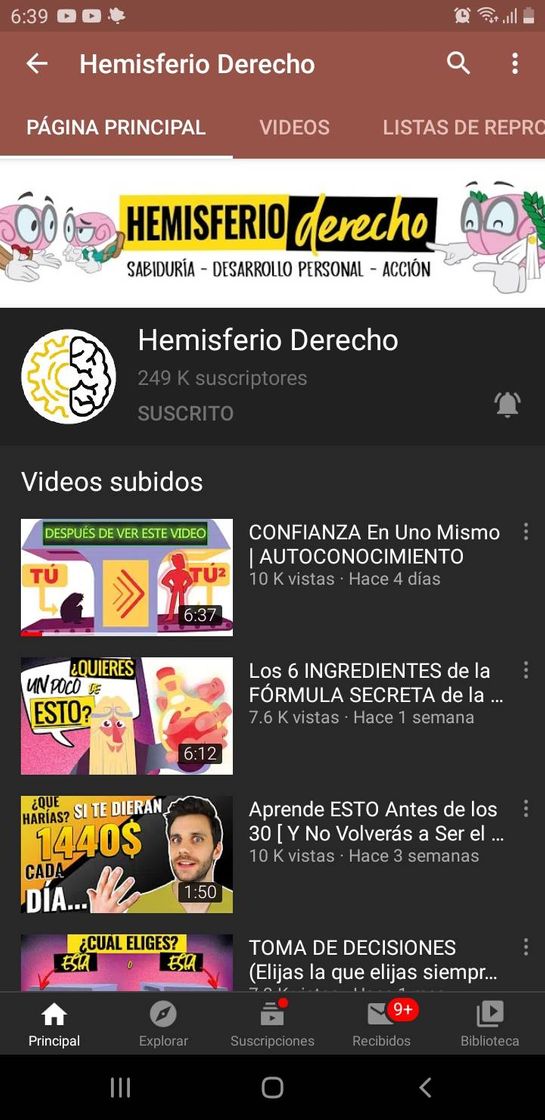 Fashion Hemisferio Derecho, canal de Youtube