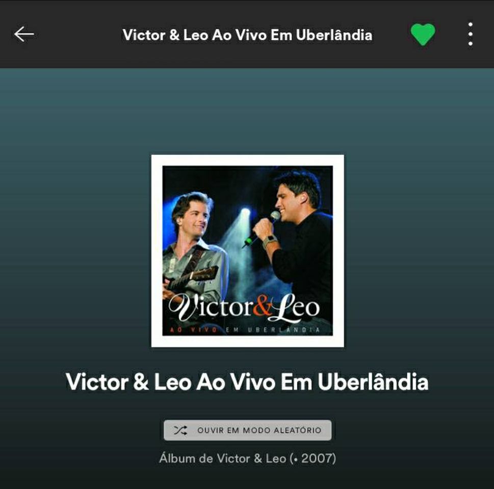 Music Álbum Victor e Léo em Uberlândia 