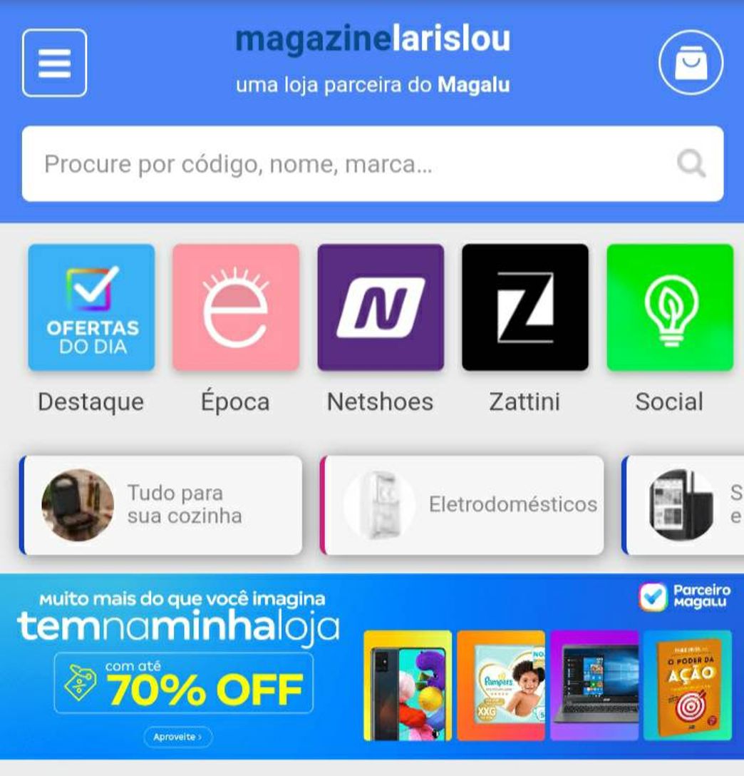 Social Meu site de vendas 