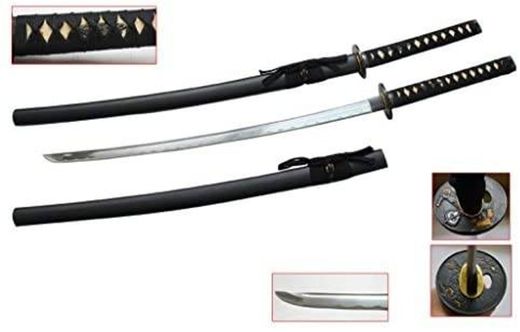 Negro 41" Fecha Masamune forjado a mano Batalla Ready Samura