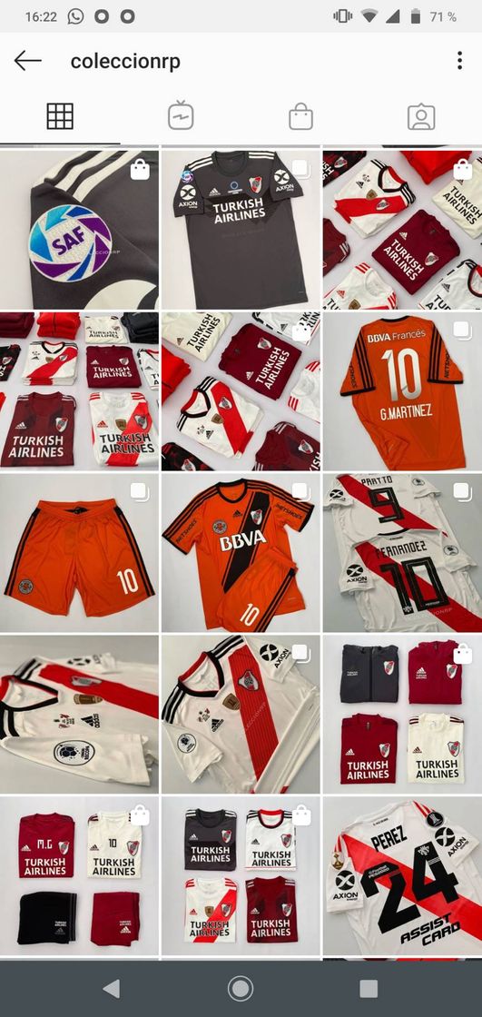 Moda Indumentaria deportiva del Club Atletico River Plate