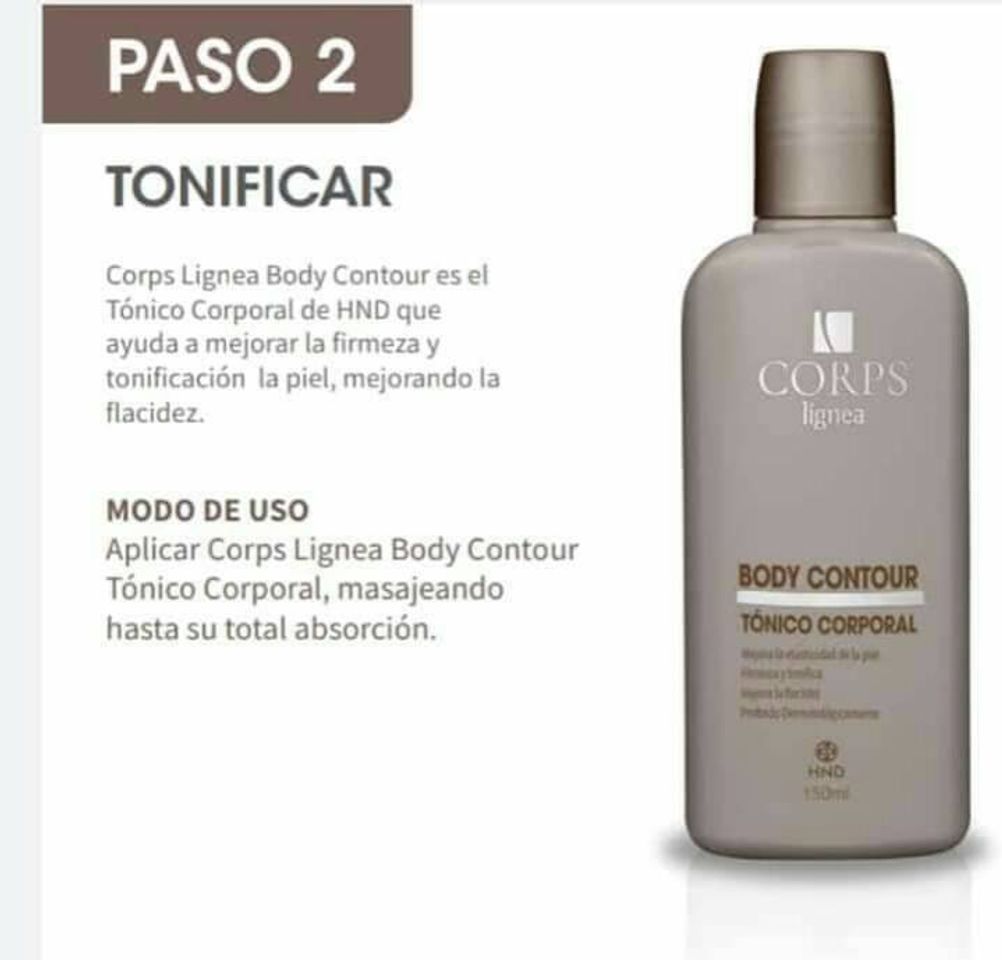 Producto Tonificador paso 2