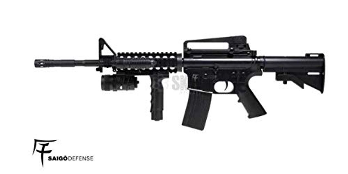 Saigo- Airsoft Rifle-M4 RIS Defense a muella