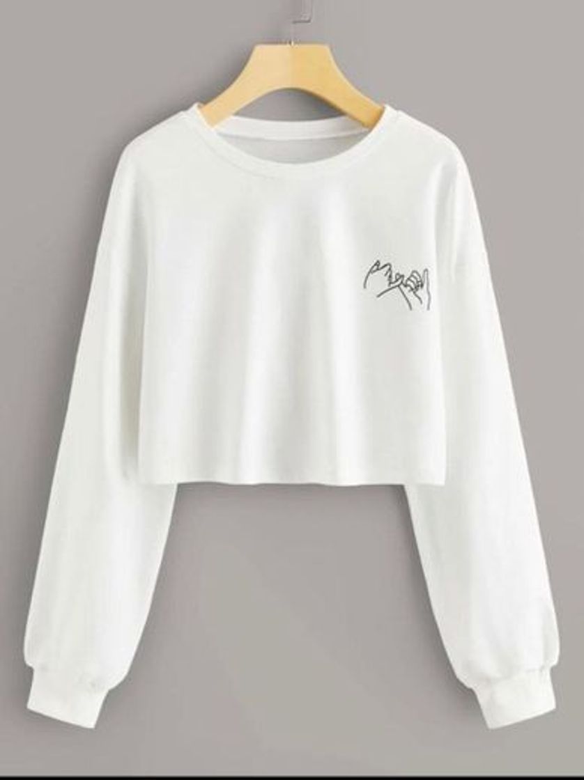 Social Sudaderas Sin Capucha Corta Tumblr Deporte Primavera Invierno para Mujer