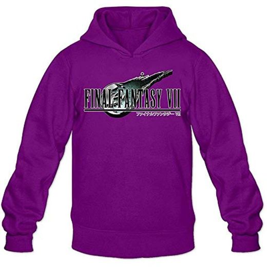 NR Liver Davis Men's Final Fantasy VII Logo Hooded Sweatshirts