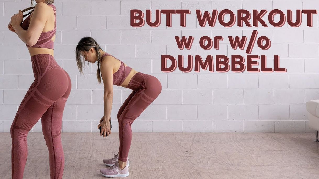 Social Perky & Round Butt Workout With or Without Dumbbells - YouTube