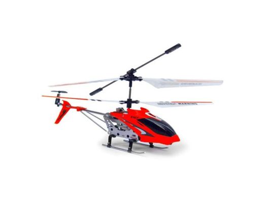 Syma-S107G Helicóptero con giroscopio, Color Rojo