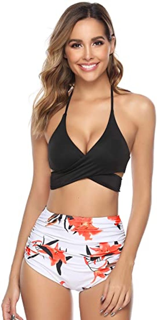 Social heekpek Sexy Mujer Top Bikini Push Up Trajes de Baño Bikini 1 Pieza Talle Alto 12 Pieza Tallas Grandes para Mujer Bikini Sets