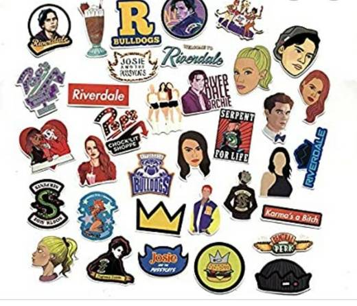 50Pcs Riverdale TV Show Funny Stickers Pack Fans Anime Vintage Paster Cosplay