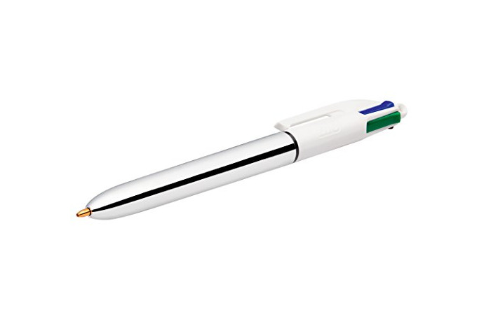 Social BIC 4 colores Shine Bolígrafo Retráctil punta media