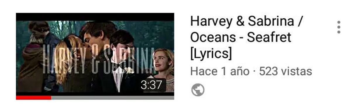 Sabrina y Harvey / Oceans - Seafret [Lyrics]