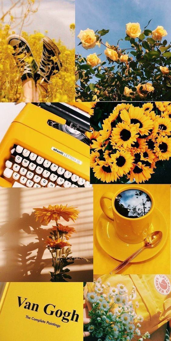 Moda Wallpaper amarelo 