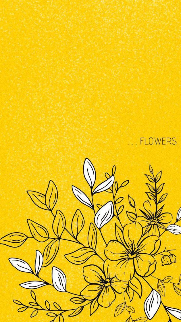 Moda Wallpaper amarelo 