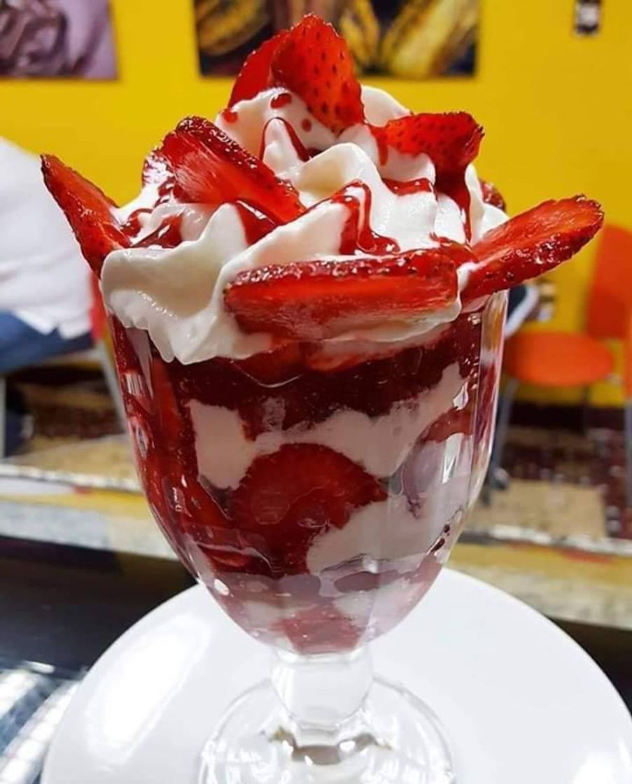 Moda Receta de fresas con crema 💖🍓