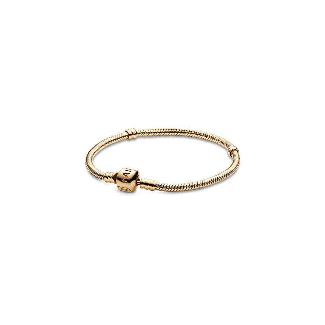 Moda Pandora Pulsera Pulsera de Oro Talla 18 550702