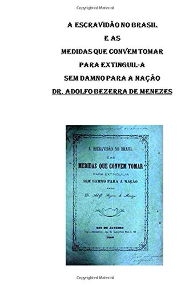 Books A Escravidão no Brasil e as Medidas que Convem Tomar para Extinguil-a: