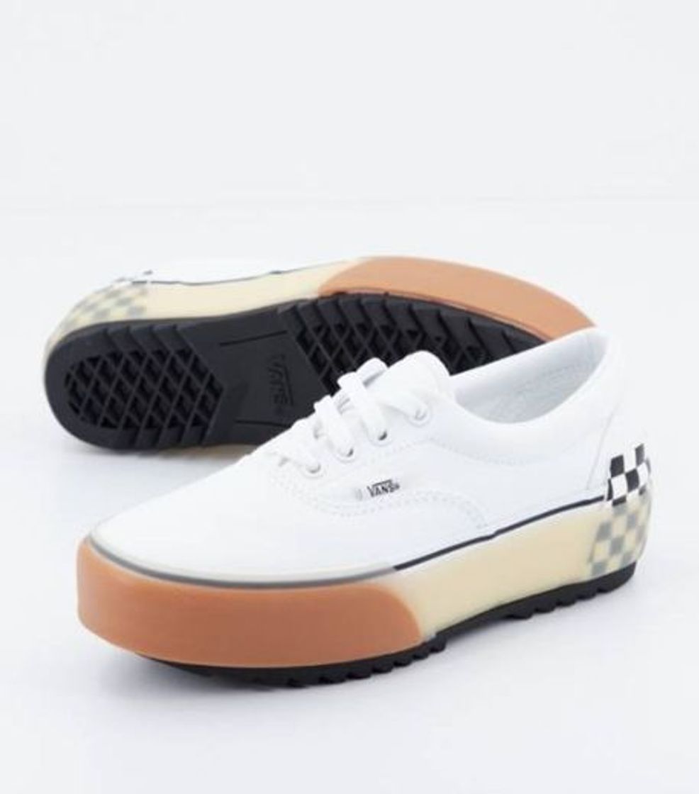 Moda VANS UA ERA STACKED color BLANCO 