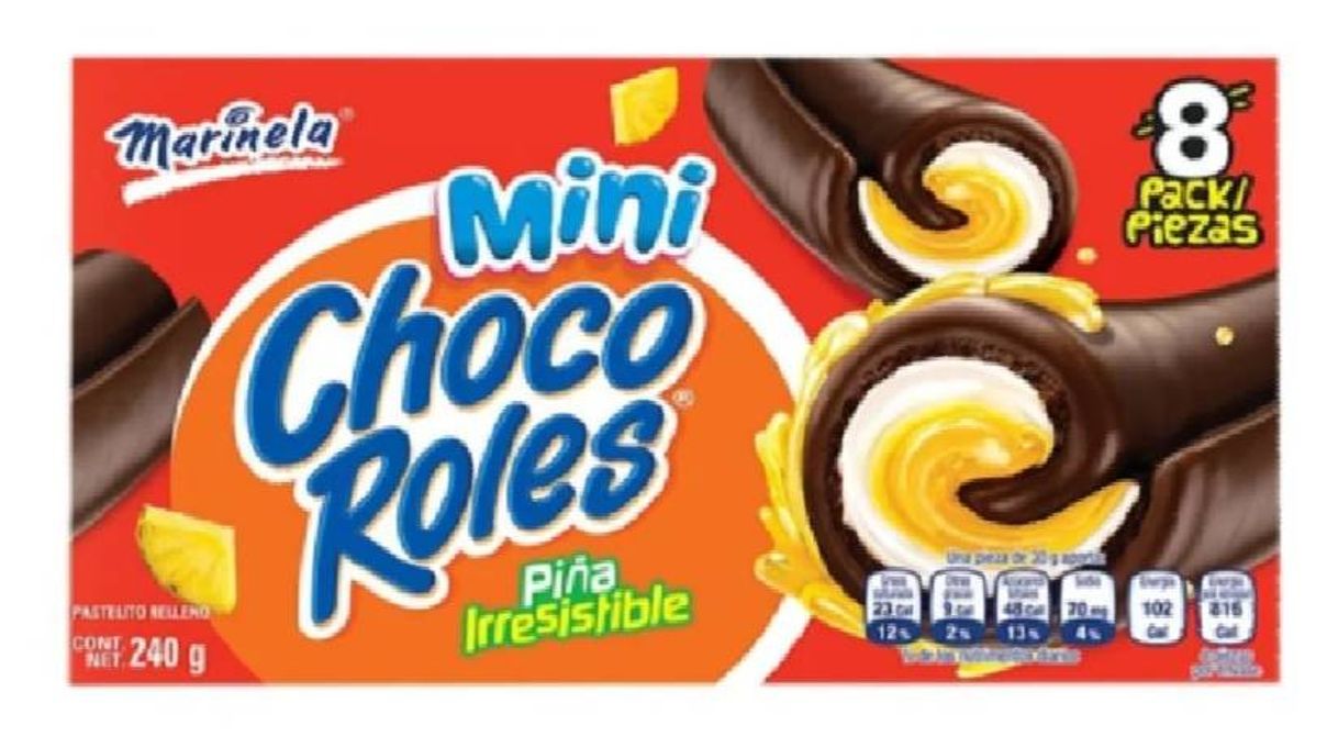 Social 💠Chocorroles rellenos de piña irresistible 8 pzas 240 g


