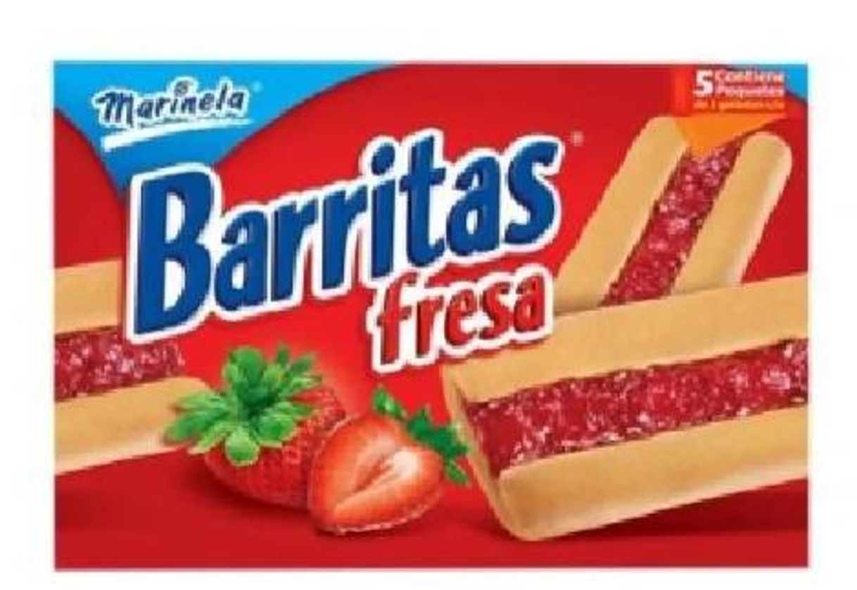 Social 💠 Barritas Marinela relleno de fresa 5 paquetes con 2 pzas 