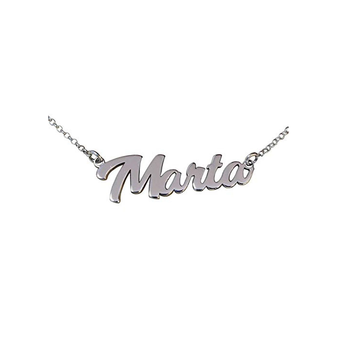 Social Collar con nombre personalizado en plata de ley 925
