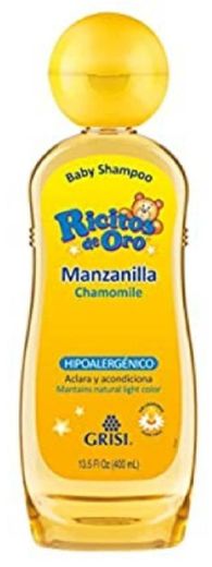 💠Ricitos de Oro Shampoo, Manzanilla, color Amarillo,400 ml