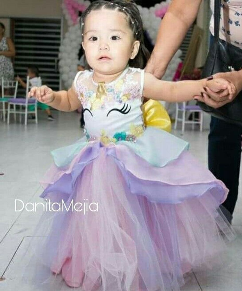 Social 💠Fashion Vestido para niña Cumpleaños Princesa Volante Frun