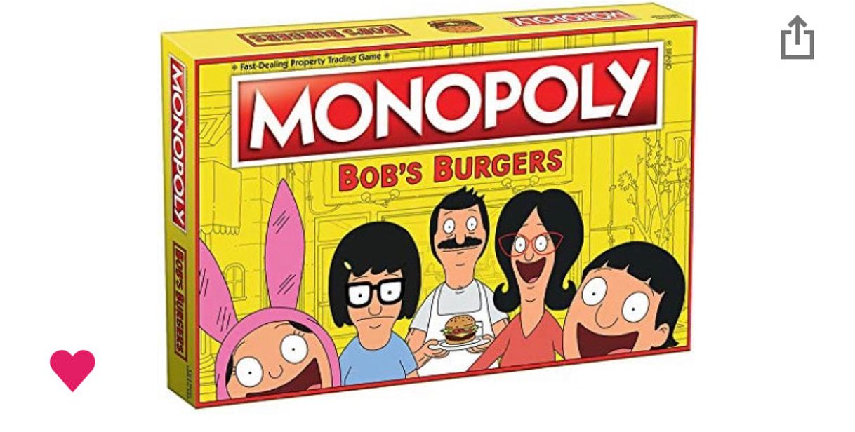 Fashion Bob’s burgers monopoly