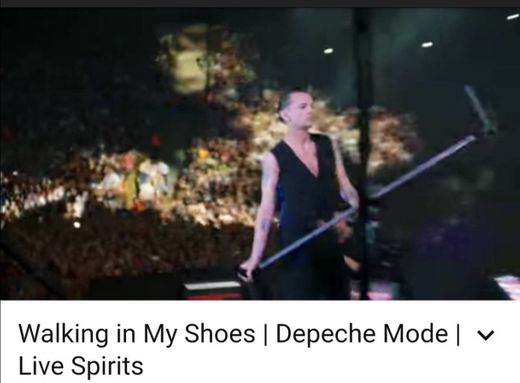 Walking in my shoes - Depeche Mode - live spirits